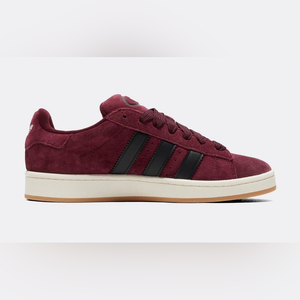 BNIB Adidas Campus Trainers - Burgundy suede -Size 8.5 M / 10.5 W / 42 EU